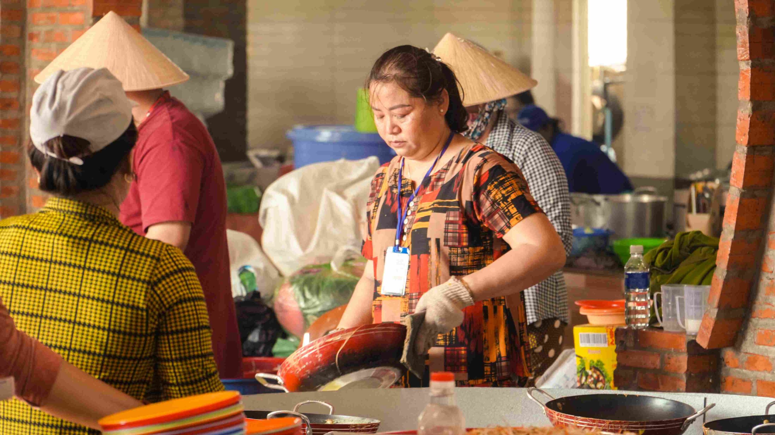 Không khí đãi bánh xèo chay 6