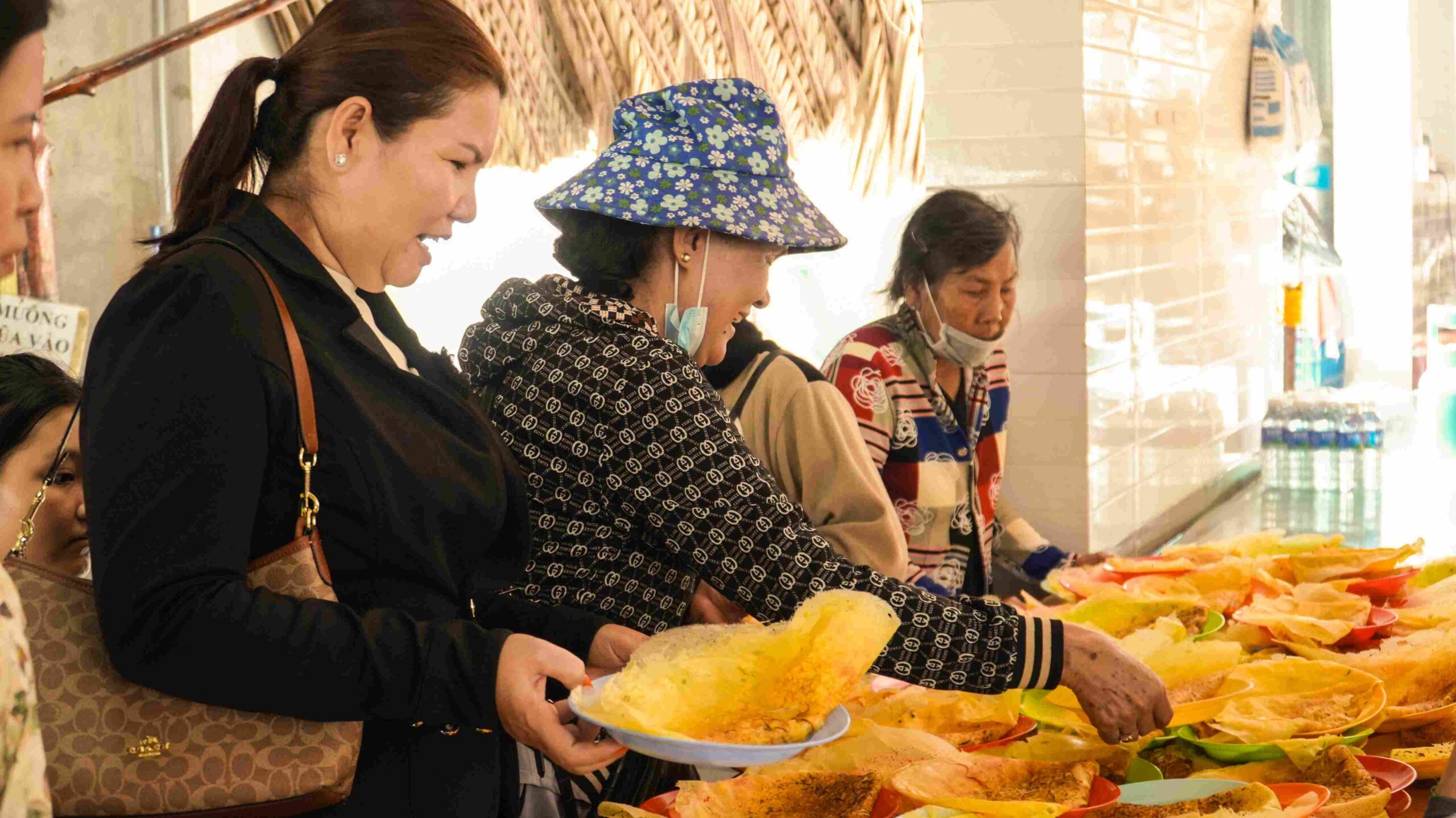 Không khí đãi bánh xèo chay 7